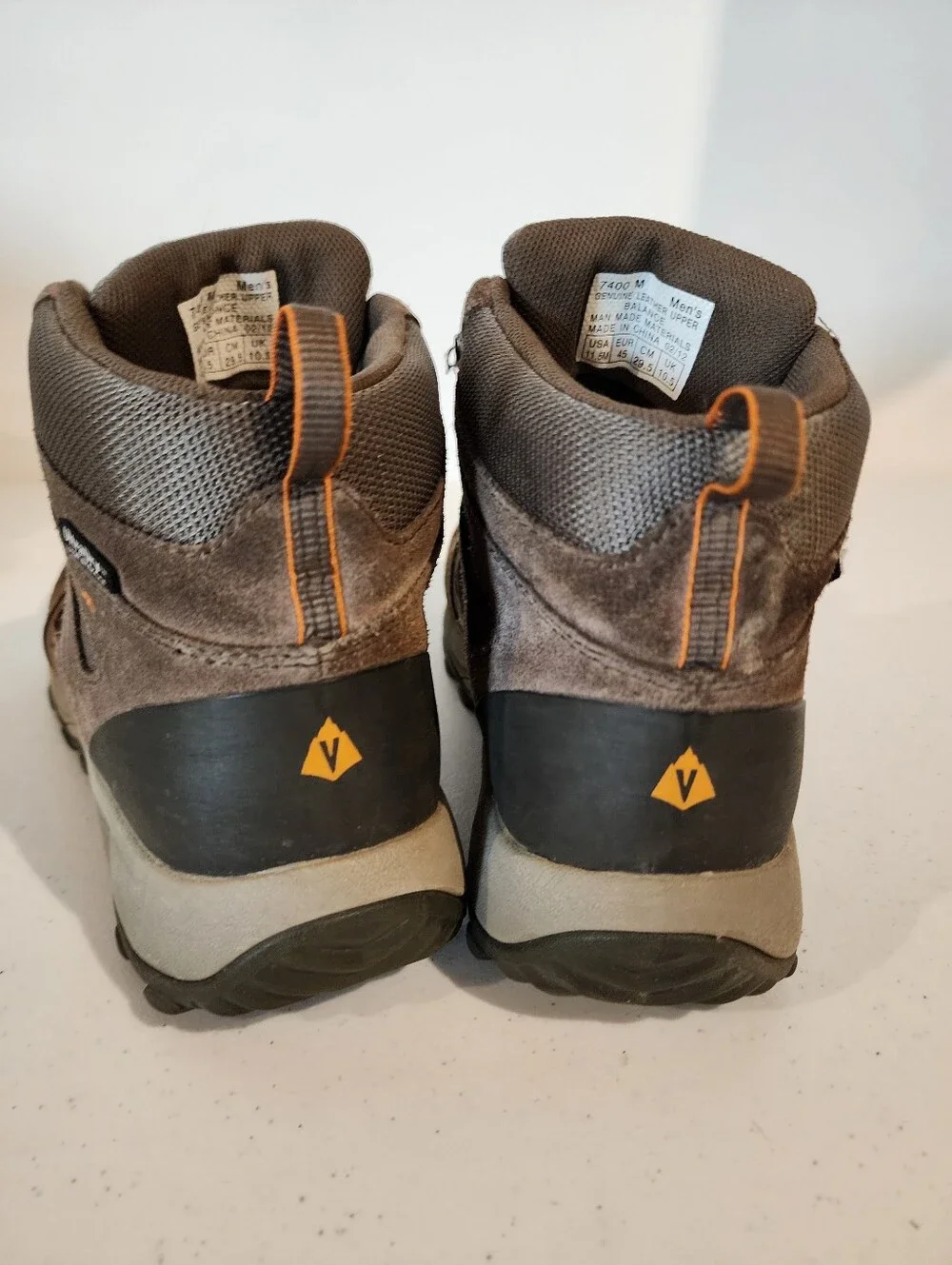 Vasque Boots Breeze 2.0 Mid GTX Brown Leather Gore Tex Hiking Men’s Size 11.5 M